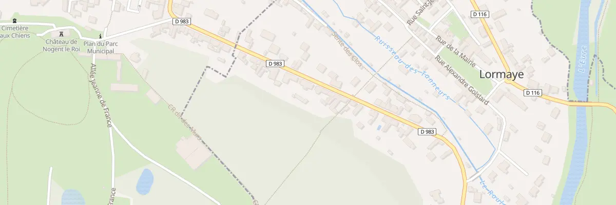 Plan du 44 Rue du Chemin Neuf à Lormaye