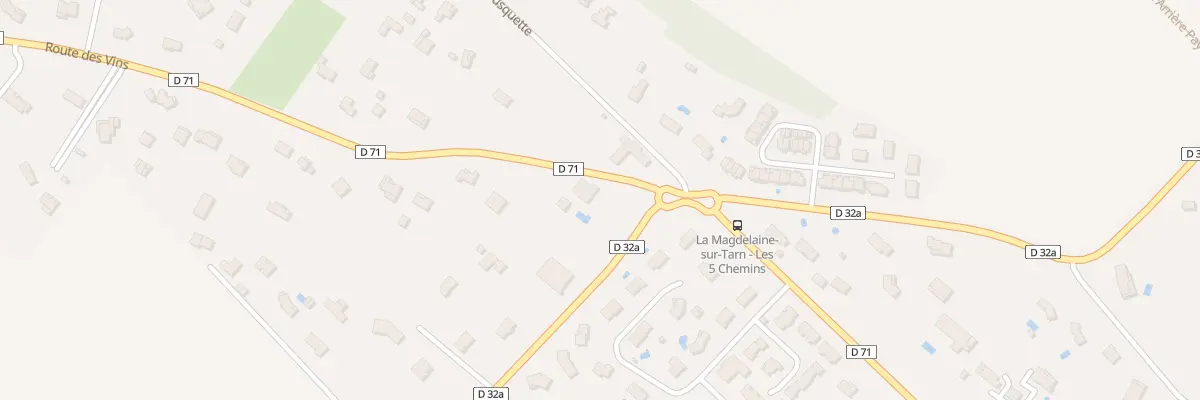 Plan du 668 Rte de Vacquiers à La Magdelaine-sur-Tarn