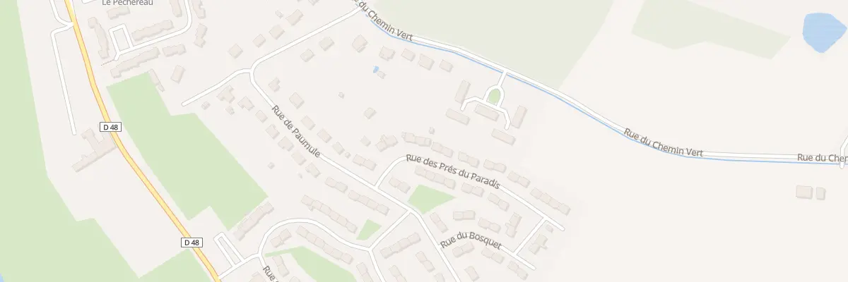 Plan du 7 Rue des Pres du Paradis au Pêchereau