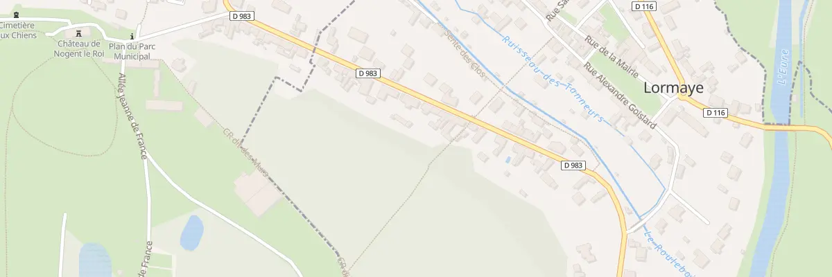 Plan du 46 Rue du Chemin Neuf à Lormaye