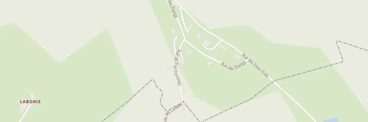 Plan du 496 Les Landes à Noailles