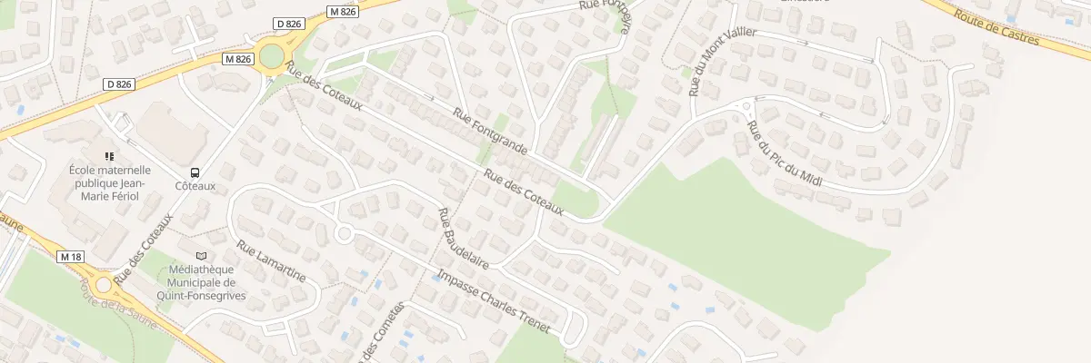 Plan du 22 Rue Fontgrande à Quint-Fonsegrives