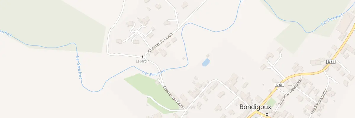 Plan du 276 Che du Lavoir à Bondigoux