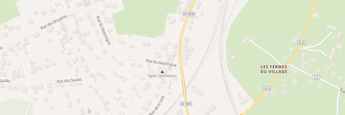 Plan du 800 Rte de Neufchâtel à Serqueux