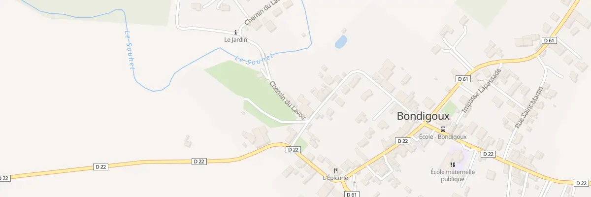 Plan du 29 Le Village à Bondigoux