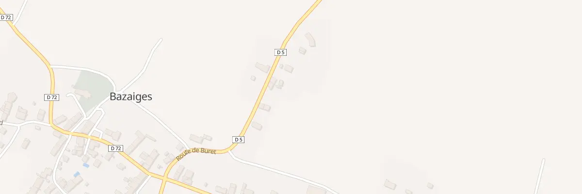 Plan du 4 Rte de Buret à Bazaiges