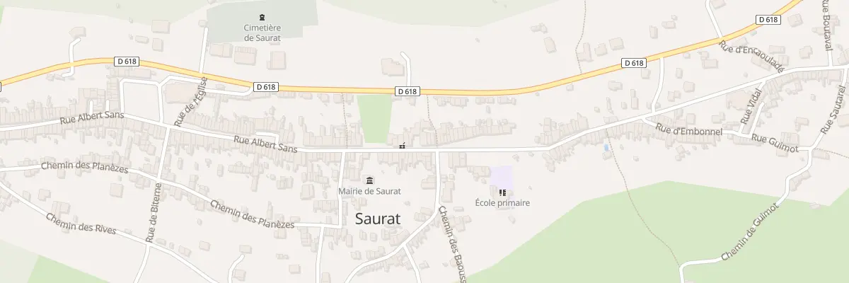 Plan du 135 Rue Albert Sans à Saurat