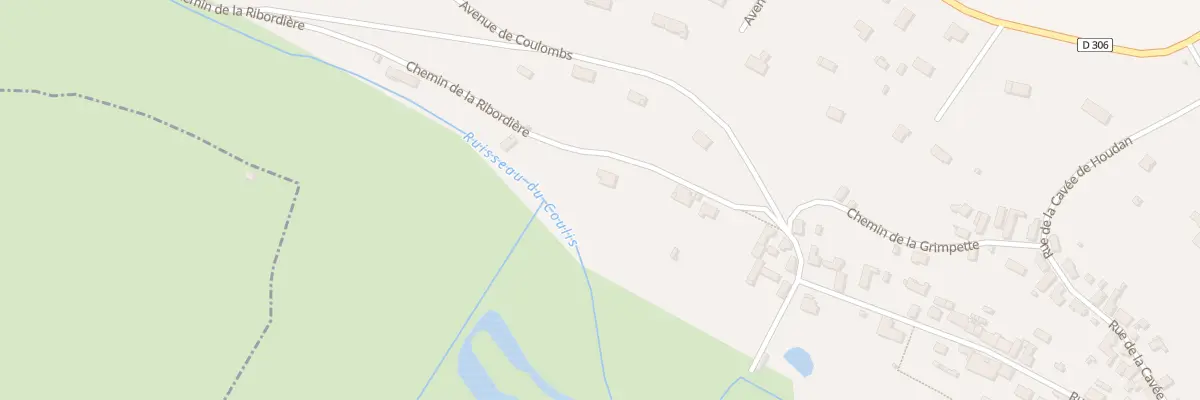 Plan du 232B Rue de la Ribordiére à Coulombs