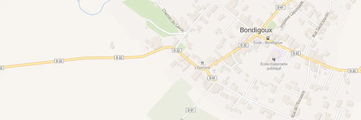 Plan du 65 Rte de Villemur à Bondigoux