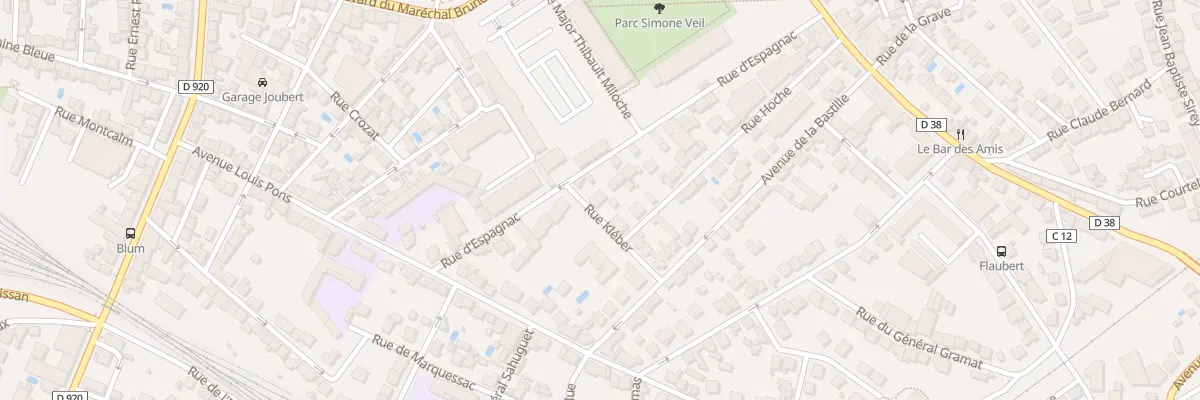 Plan du 5 Rue Kleber à Brive-la-Gaillarde