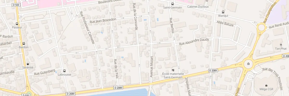 Plan du 34 Rue Alexandre Daudy à Brive-la-Gaillarde