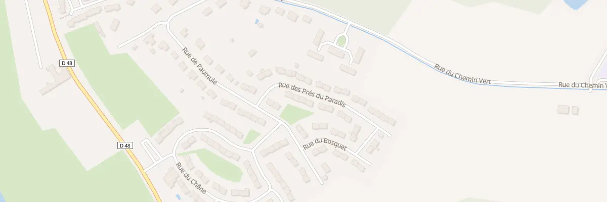 Plan du 6 Rue des Pres du Paradis au Pêchereau