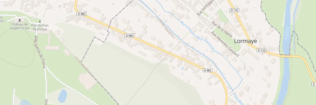 Plan du 48 Rue du Chemin Neuf à Lormaye
