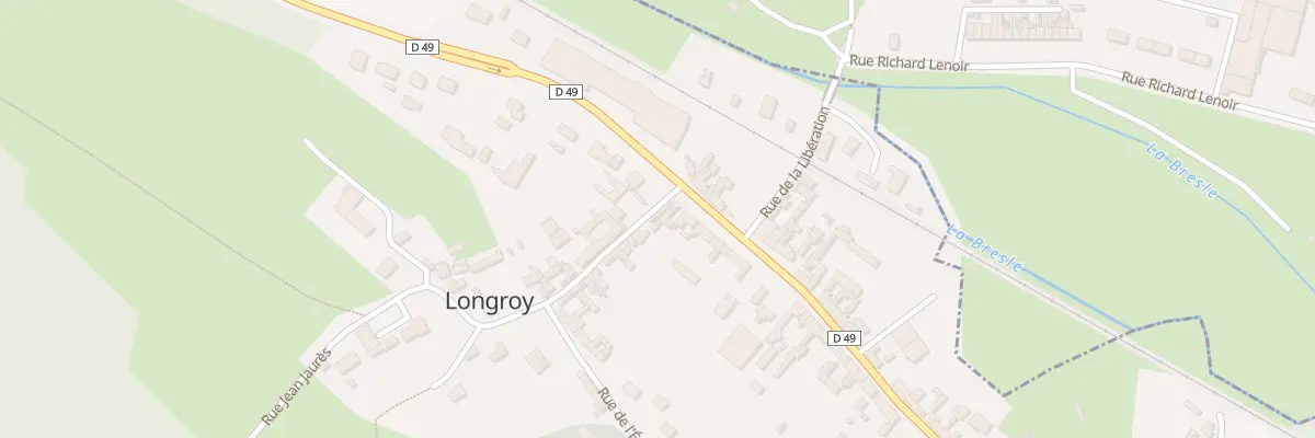 Plan du 1 Rue Jean Jaurès à Longroy