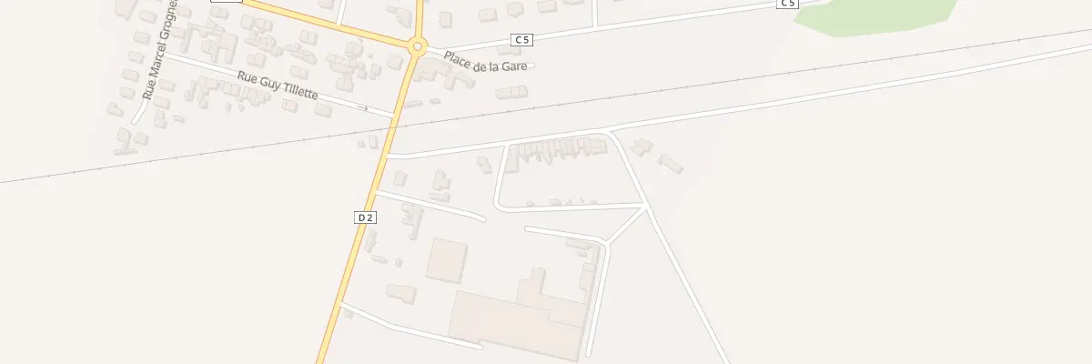 Plan du 14 Rue Gustave Baron à Woincourt
