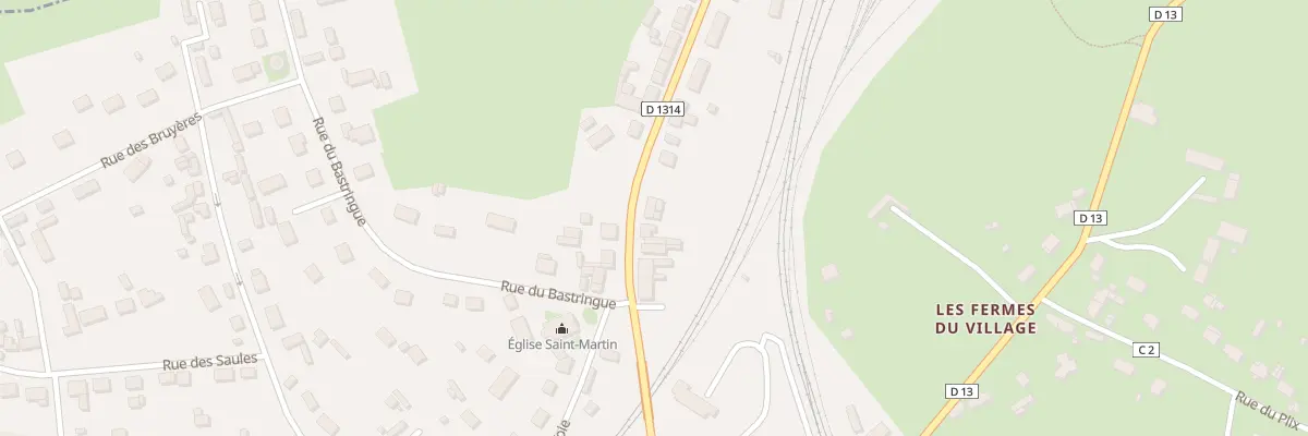 Plan du 841 Rte de Neufchâtel à Serqueux