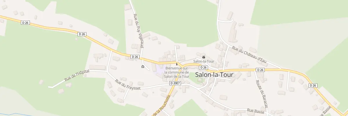 Plan du 2 Pl de la Mairie à Salon-la-Tour
