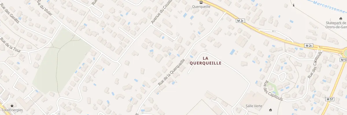 Plan du 12 Rue de la Querqueille à Saint-Orens-de-Gameville