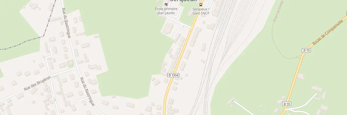 Plan du 972 Rte de Neufchâtel à Serqueux