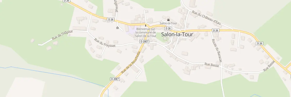 Plan du 5 Rue de la Bouchotte à Salon-la-Tour