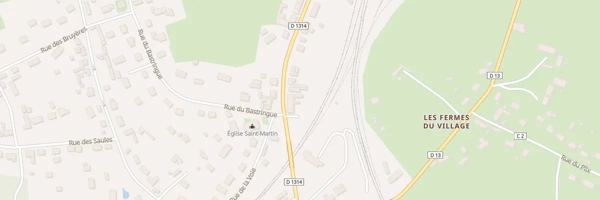 Plan du 797 Rte de Neufchâtel à Serqueux