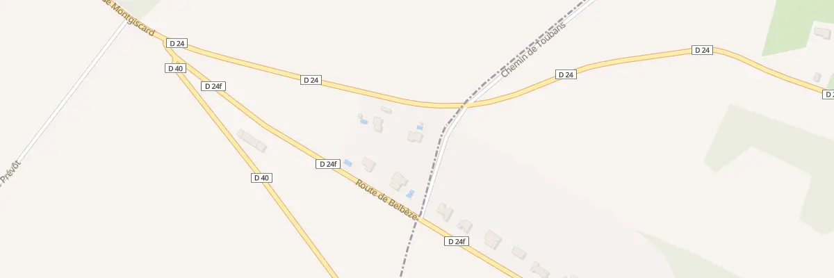 Plan du 1518 Rte de Montgiscard à Montbrun-Lauragais