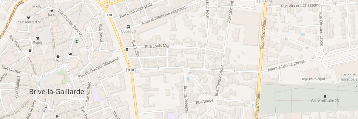 Plan du 17B Rue Gal Dalton à Brive-la-Gaillarde