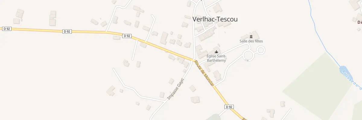 Plan du 35 Rte de Montauban à Verlhac-Tescou