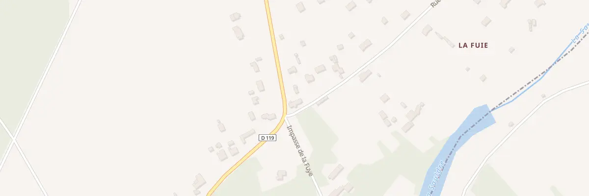 Plan du 44 Rue de la Vallée du Theil à Billy