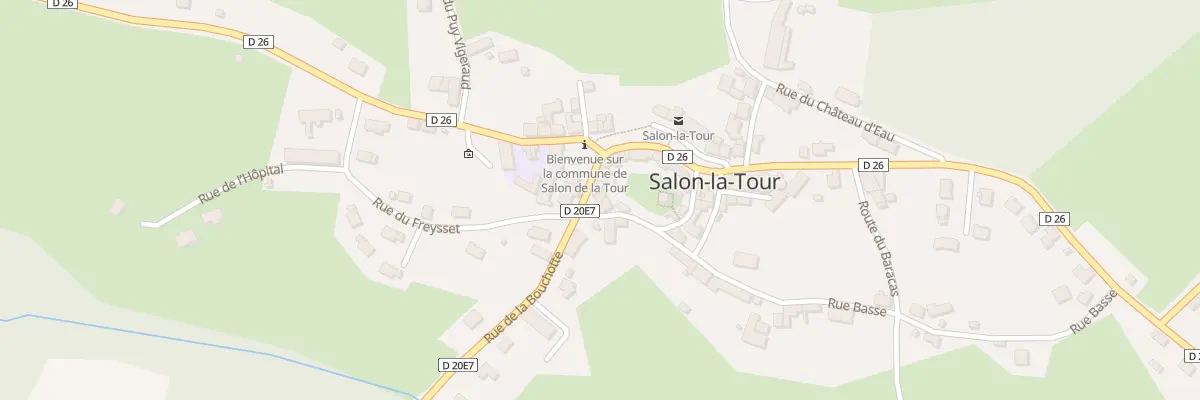 Plan du 1 Rue Basse à Salon-la-Tour