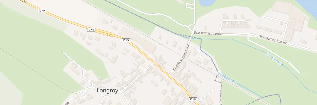 Plan du 2 Rte d’Eu à Longroy