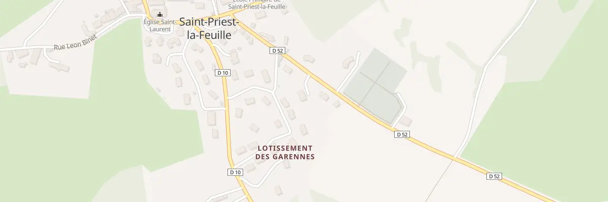 Plan du 6 Rte de Maubrant à Saint-Priest-la-Feuille