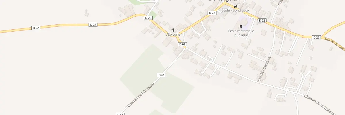 Plan du 119 Le Village à Bondigoux