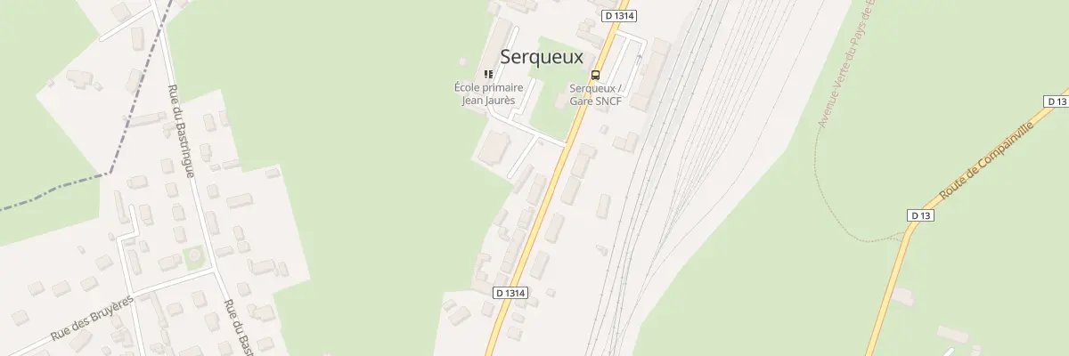 Plan du 1016 Rte de Neufchâtel à Serqueux