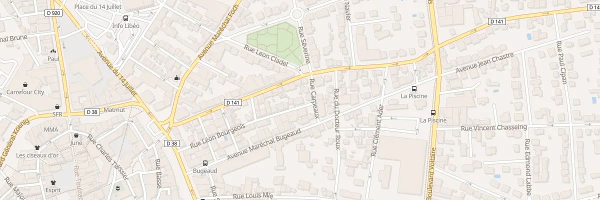 Plan du 37 Rue Leon Bourgeois à Brive-la-Gaillarde