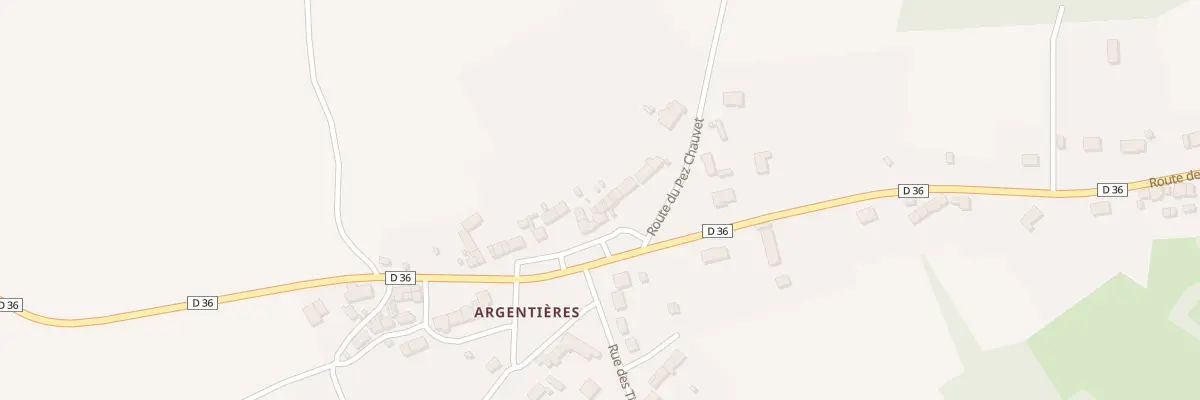 Plan du 5689 Argentiere à Éguzon-Chantôme