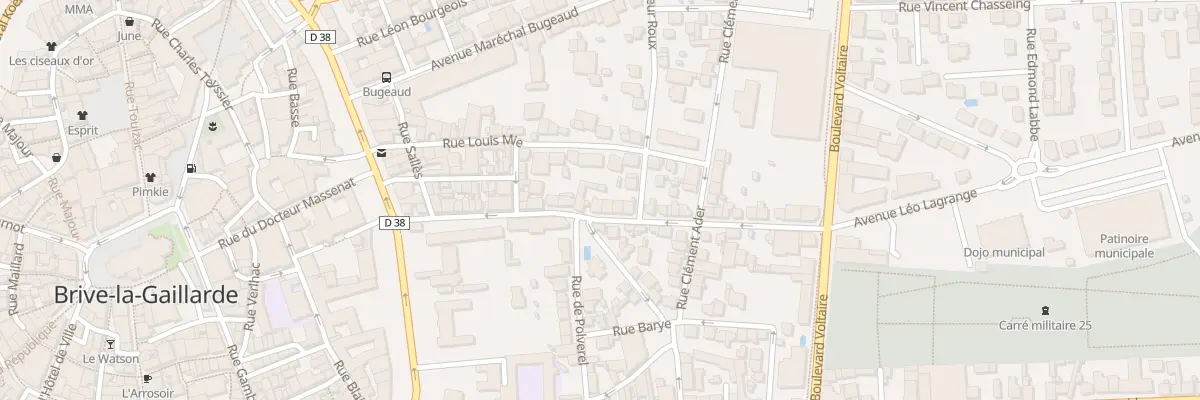 Plan du 23 Rue Gal Dalton à Brive-la-Gaillarde