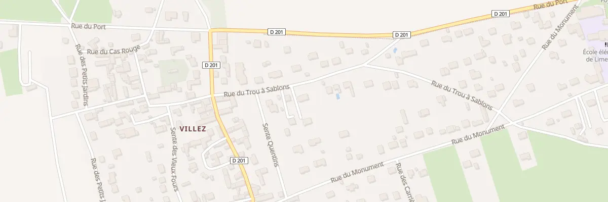 Plan du 6 Rue du Trou à Sablons à Limetz-Villez
