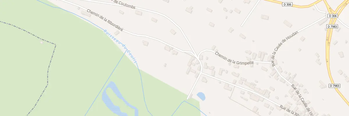 Plan du 1 Che de la Grenouillere à Coulombs
