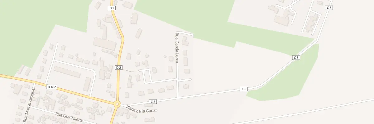 Plan du 4 Rue Garcia Lorca à Woincourt