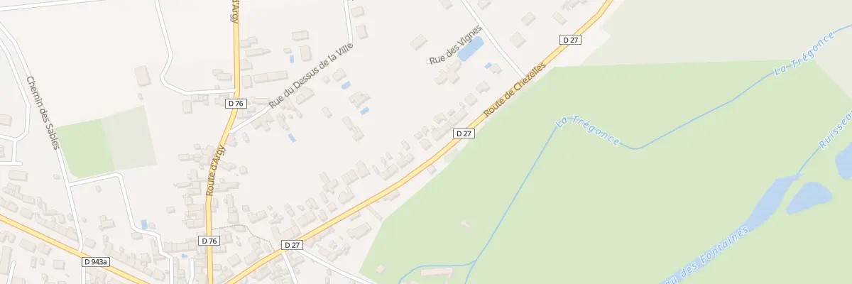 Plan du 50 Rte de Chézelles à Villedieu-sur-Indre