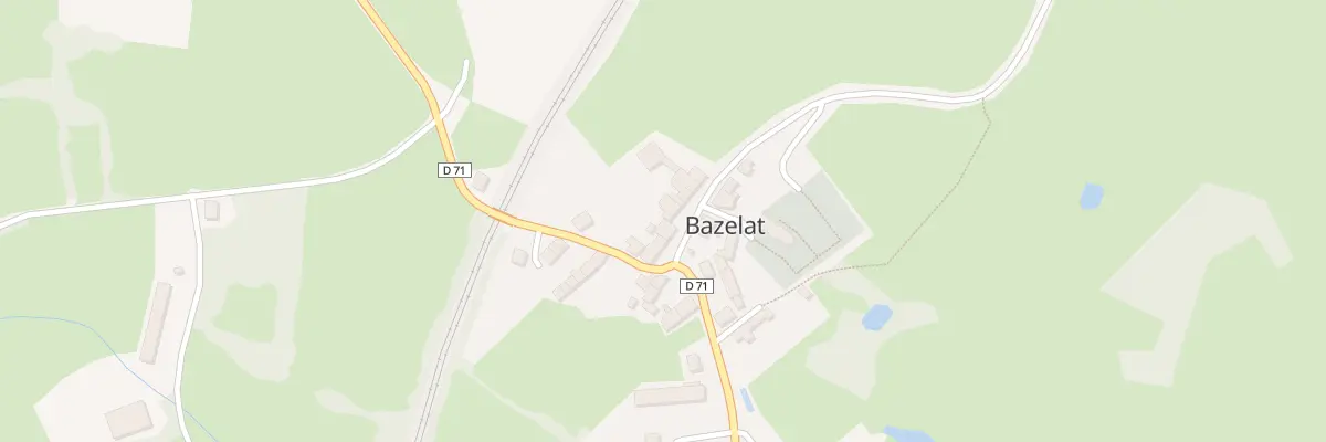 Plan du 11 Le Bourg à Bazelat