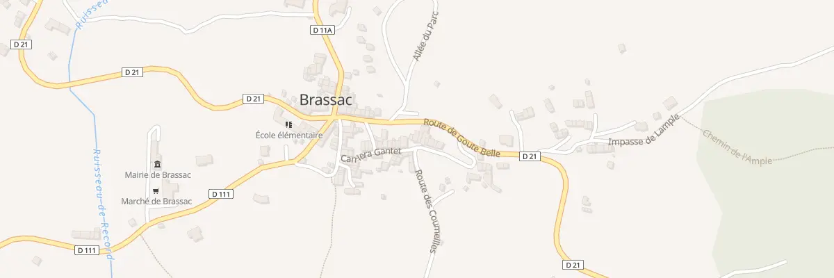 Plan du 83 Brassac Village à Brassac