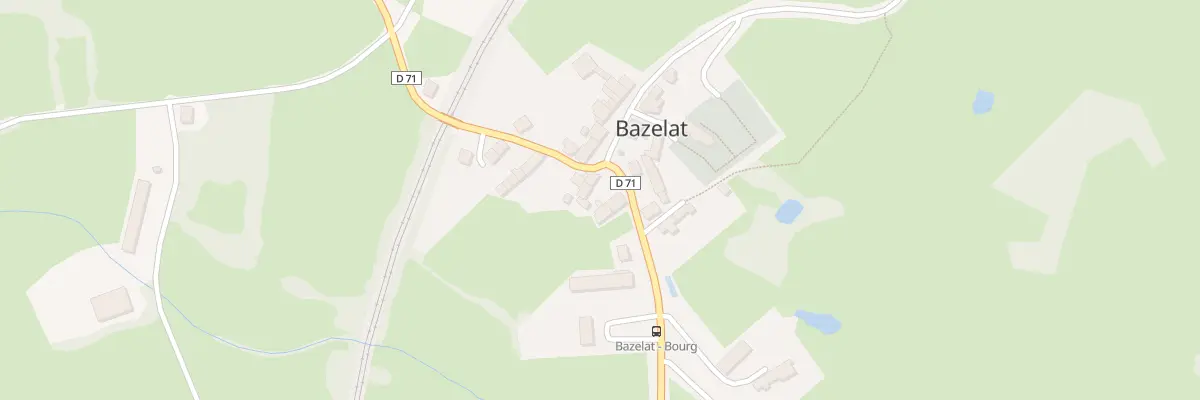 Plan du 26 Le Bourg à Bazelat