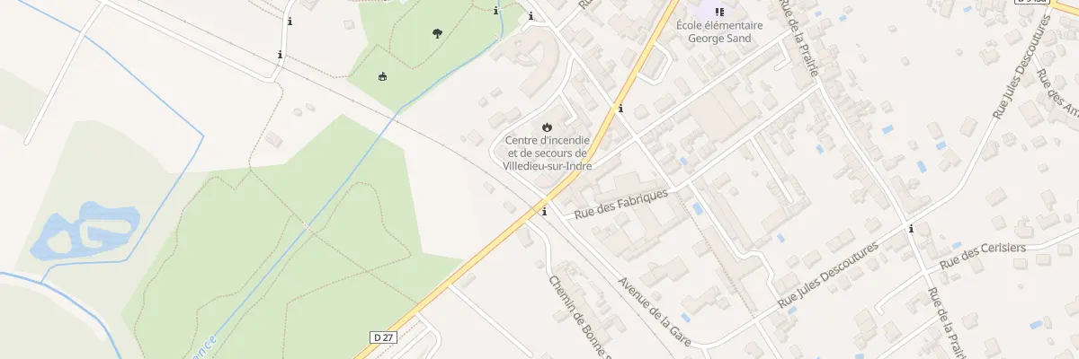 Plan du 29 Rue des Combattants d’A F à Villedieu-sur-Indre