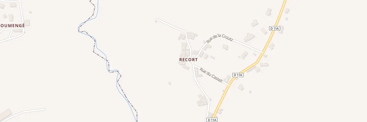 Plan du 33 Recort à Brassac