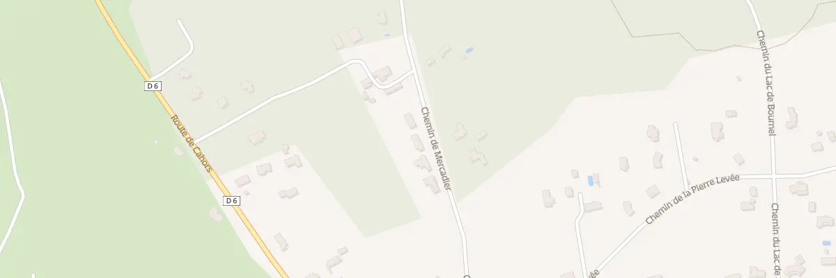 Plan du 501 Che de Mercadier à Lalbenque