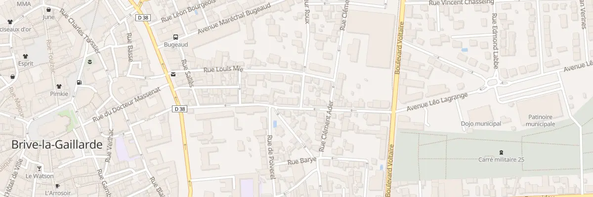Plan du 27 Rue Gal Dalton à Brive-la-Gaillarde