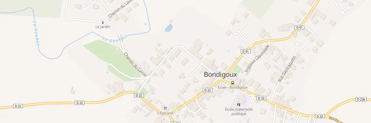 Plan du 101 Rue Marius Cazeneuve à Bondigoux