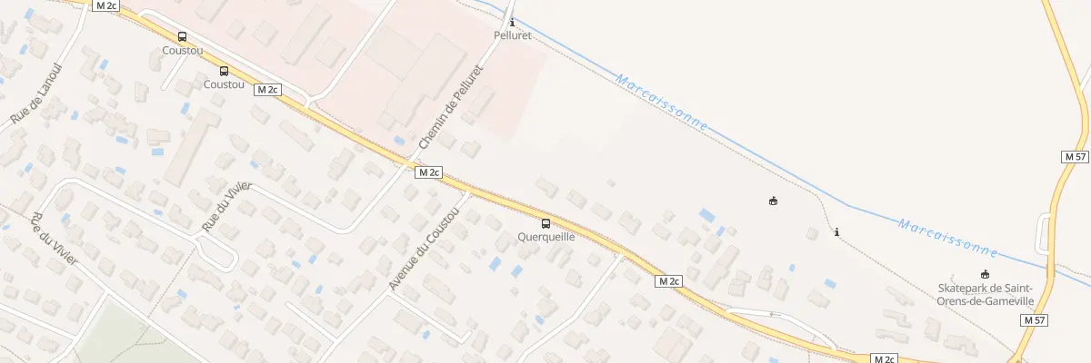 Plan du 77B Av de la Marqueille à Saint-Orens-de-Gameville